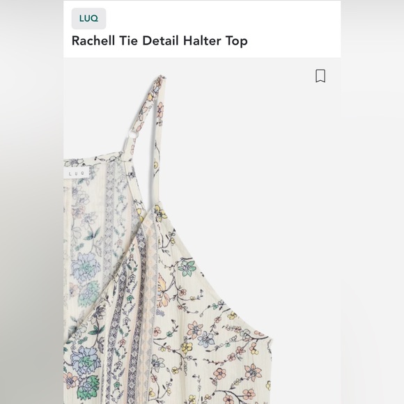 LUQ: Halter Style Tank - Picture 2 of 4